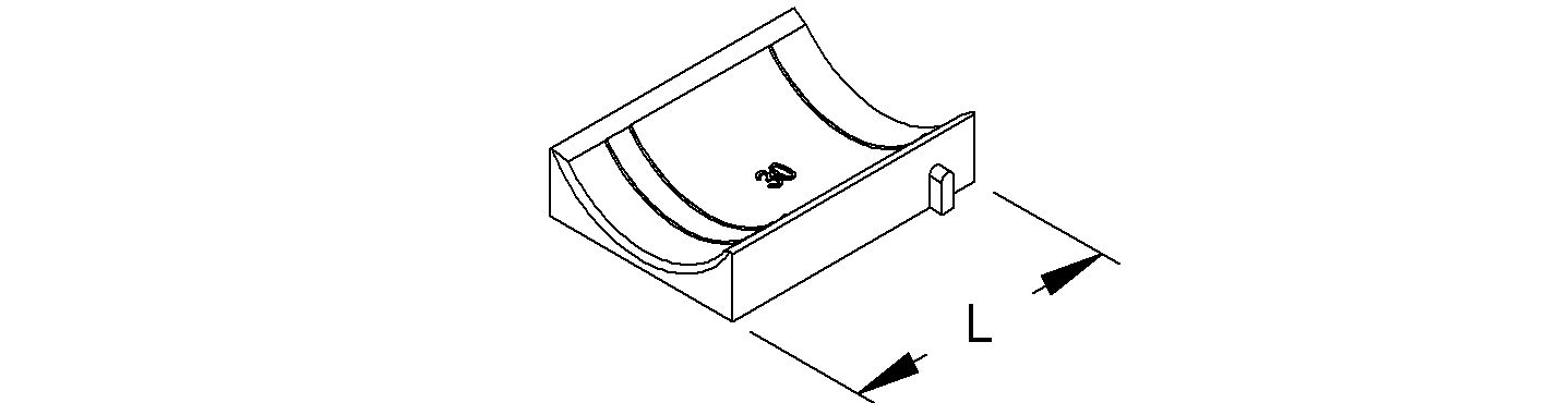 Gegenwanne 26-30mm Kst