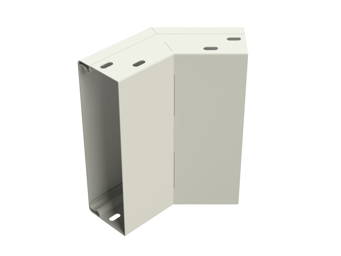 Außeneck LF-K 80x80mm 45° rws RAL9010 UT/OT ST