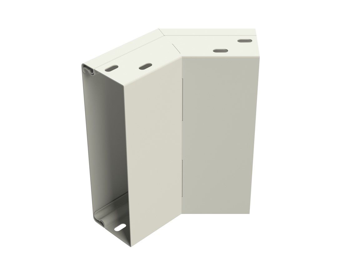Außeneck LF-K 80x80mm 45° cws RAL9001 UT/OT ST