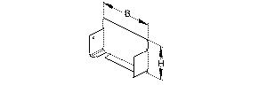 Endstück LF-K 80x80mm li/re ST indiv vz