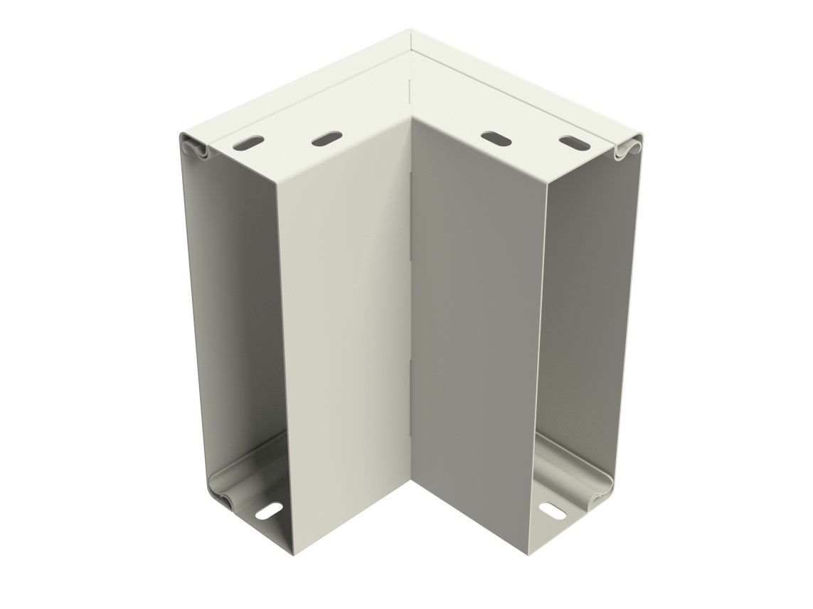 Außeneck LF-K 100x60mm 90° rws RAL9010 UT/OT ST