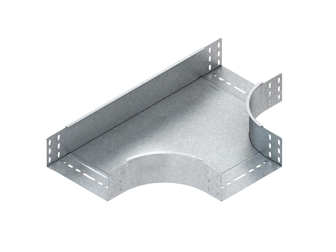 T-Stück Kabelrinne 85x100mm int.Verb f/vz horiz