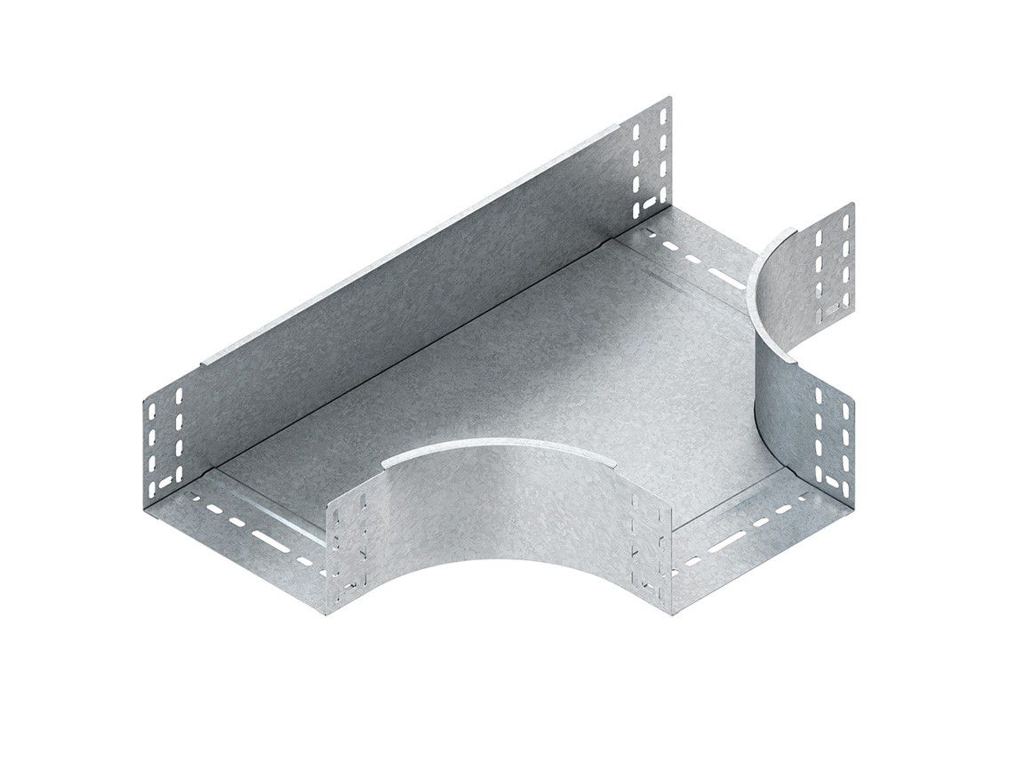 T-Stück Kabelrinne 110x400mm int.Verb f/vz horiz
