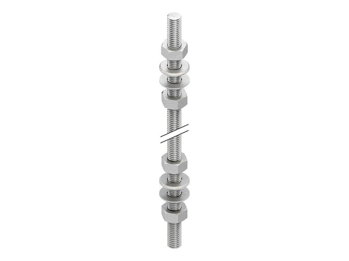 Gewindestange M12x400mm ST g/vz 4.6/5.6
