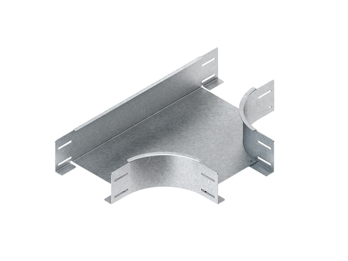 T-Stück Kabelrinne 110x100mm int.Verb vz horiz