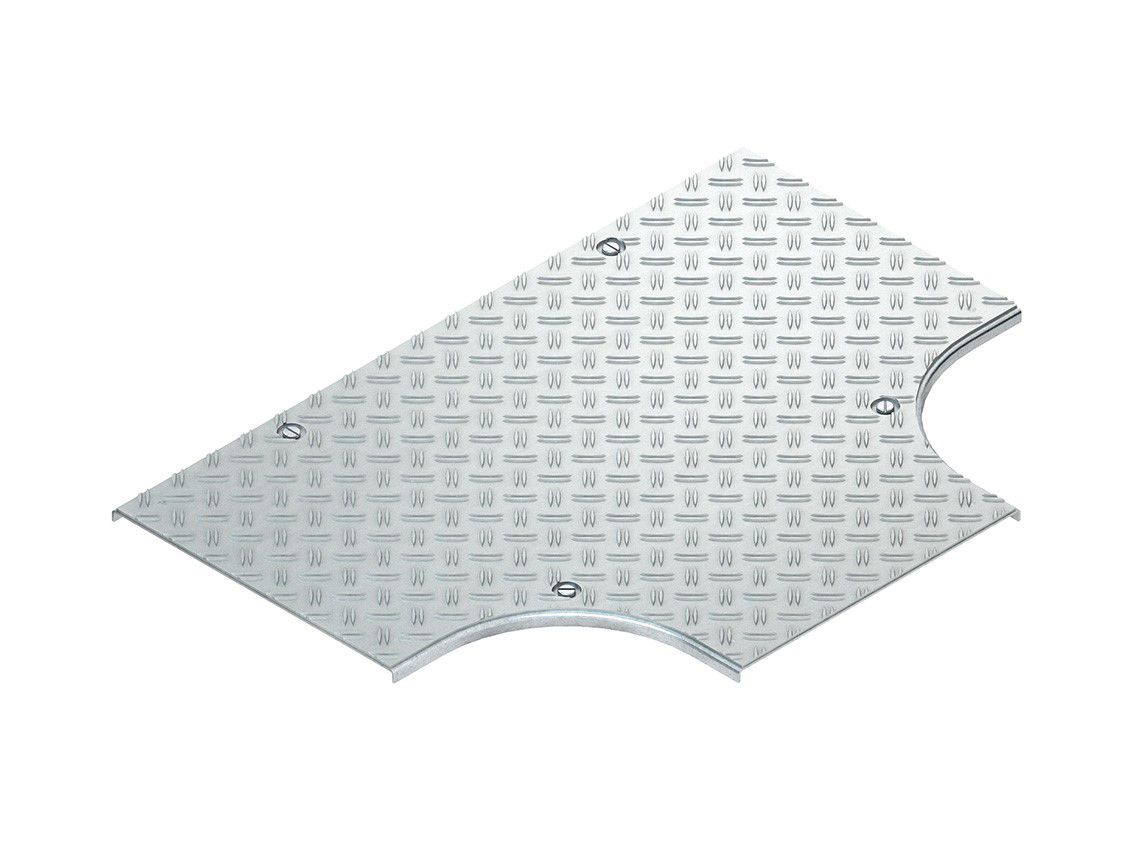 Deckel T-Stück Drehriegel 205mm vz f.Kabelrinne