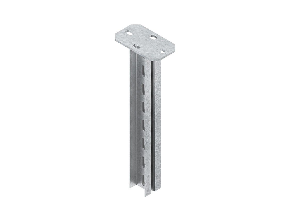 Hängestiel V2A 700mm U-Profil dplseit 4kN Edelstahl (V2A)