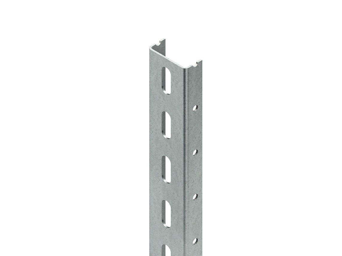 U-Profilschiene ST 700x22x50mm 30mm D2mm Steg_gel