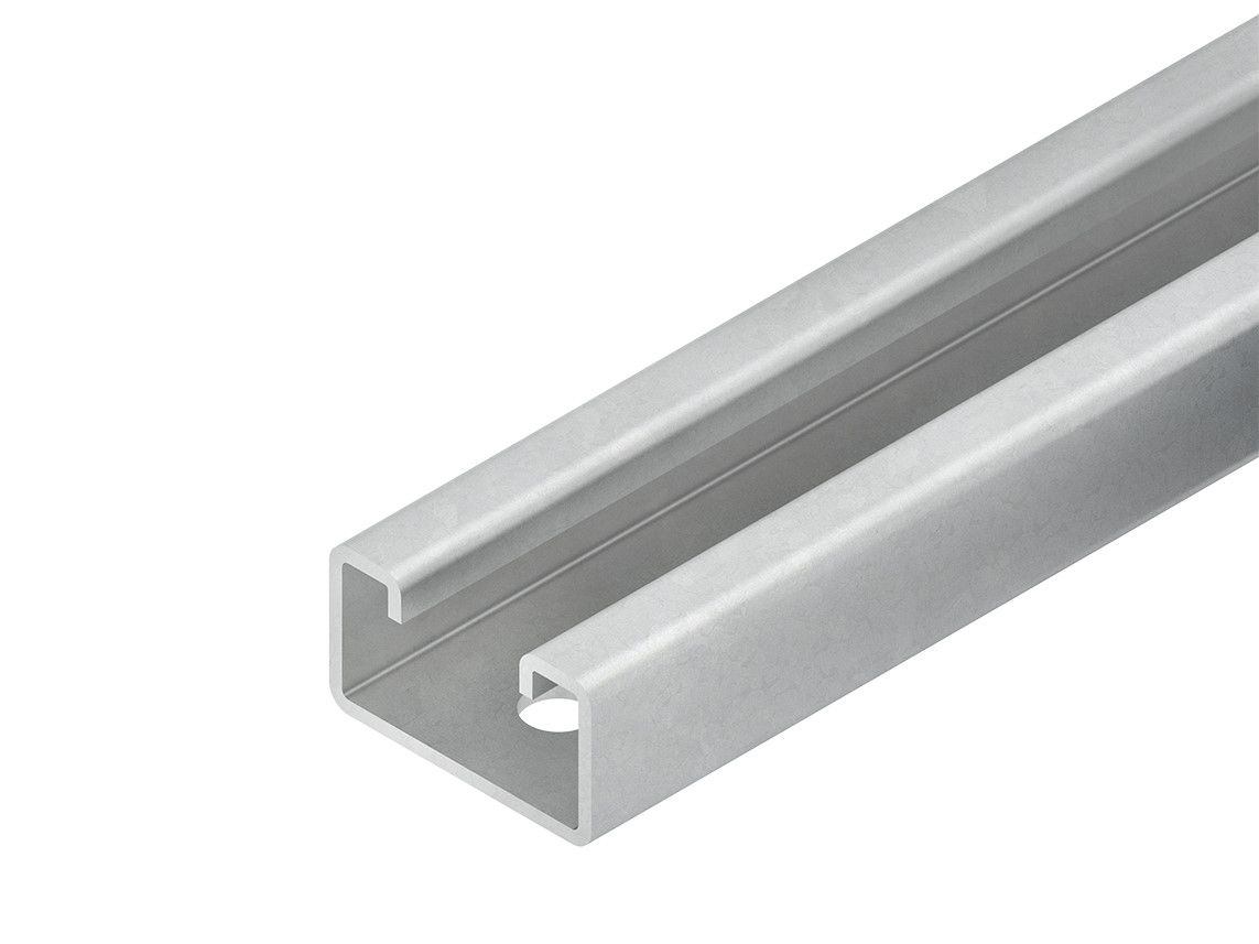 C-Profilschiene ST 3000x40x22mm 18mm D2mm