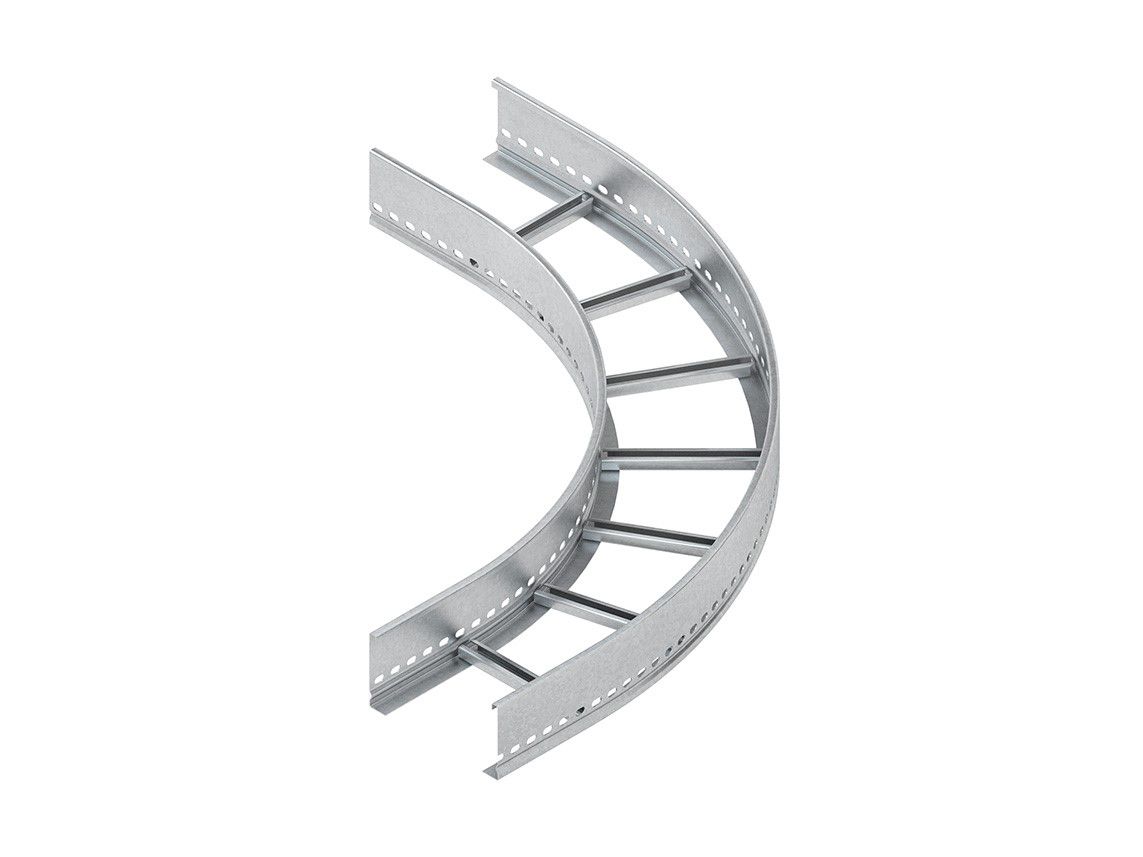 Bogen Kabelleiter horiz horiz 90° 100x200mm R=500mm