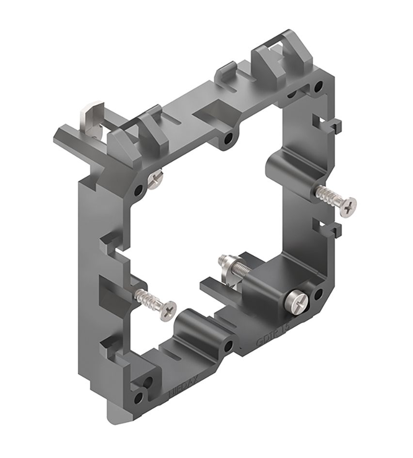 Geräteeinbaudose GEB-K 1f Front schraub Datentech offen