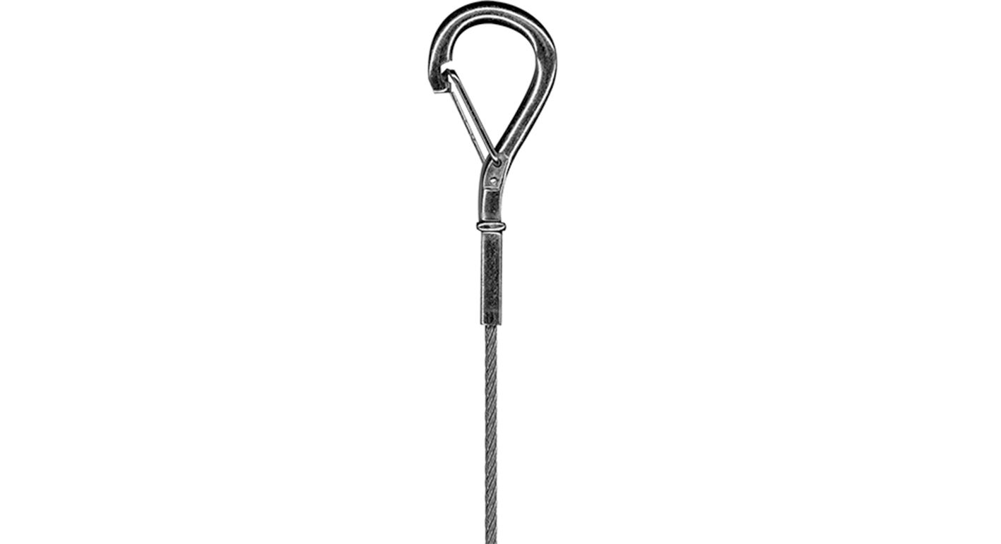Haken Set 1-tlg, 2m, galv.verz