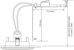 Fassung/Anschluss gr GU10 ST Steckbef