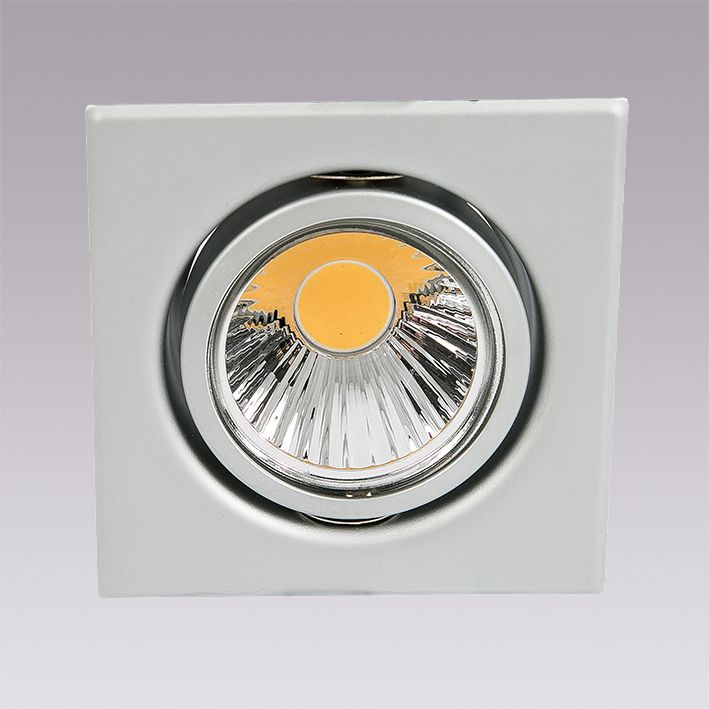 LED-Einbaustrahler 50W Konv chr mt IP20 1LED ST Ø/EB68mm 85x85x32mm