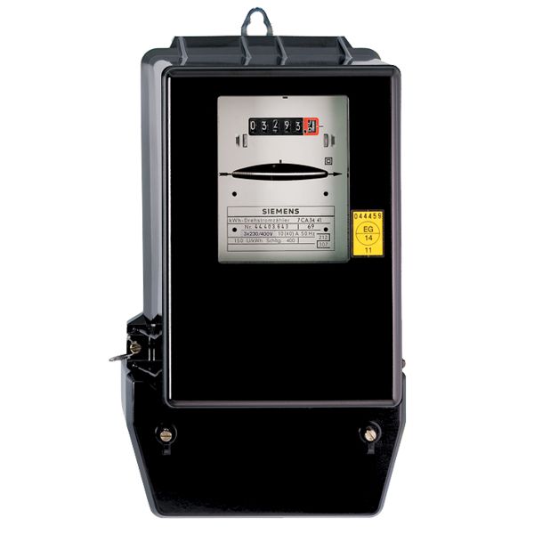 Drehstromzähler Vierleit elektromech A analog 60A Geeicht 10A 230V/N-L 400V/L-L