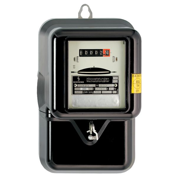 Wechselstromzähler 1ph 40 elektromech A analog 40A Geeicht 10A 230V/N-L Eintarif