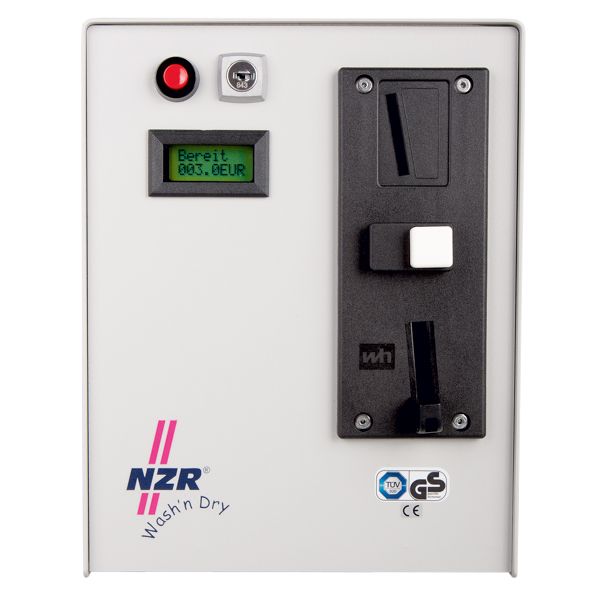 Münzzähler 0,5EUR 230V Wash&#x60;n Dry CPU AC zeitabh 2zeil_LCD 185x238x150mm