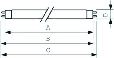 Leuchtstofflampe 58W MASTER 4000K G13 Stab 5240lm Ø28mm 1514,2mm 840