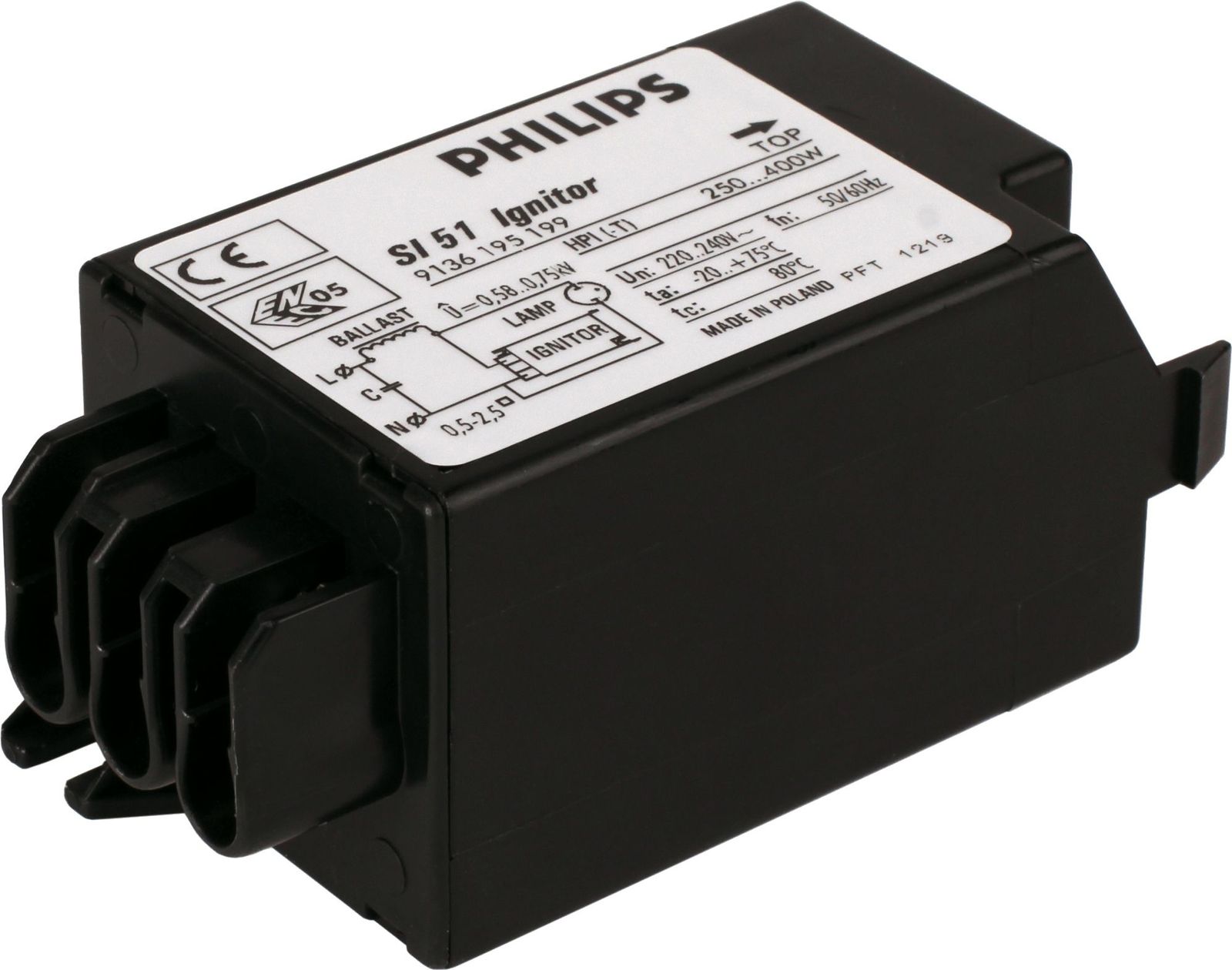 Starter elektr 250-400W f.HS Geeignet für Natriumdampf-Hochdrucklampe