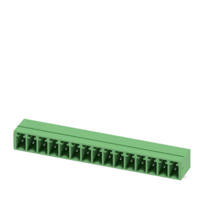 Platinenstecker Stift 15p gn 1re 3,81mm zinn Löt fester Steckverbinder