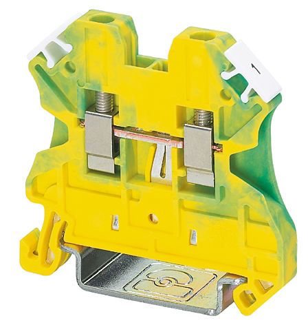 Schutzleiter-Reihenklemme 0,14-6qmm gn/ge 1Etage APL_erf. Hutschiene TH35