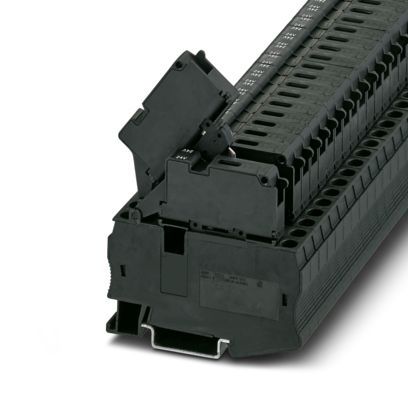 Sicherungs-Reihenklemme 0,08-4qmm LED G-Sich 6,3x32mm schwenkb 12-30VAC/DC 10A