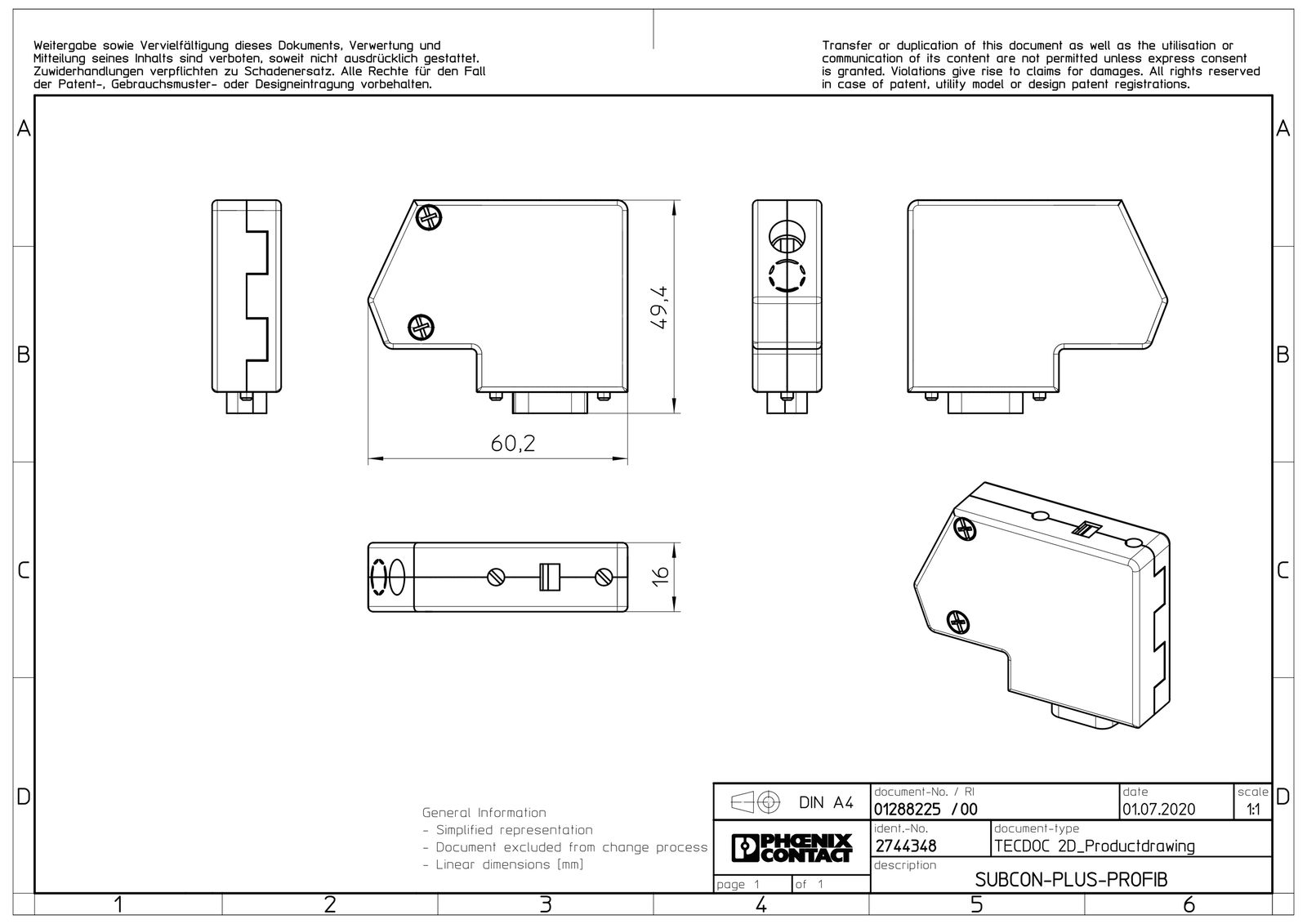 D-Sub Steck 9p Crimp male