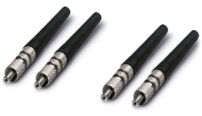 LWL-Stecker FSMA POF klemm Metall alu