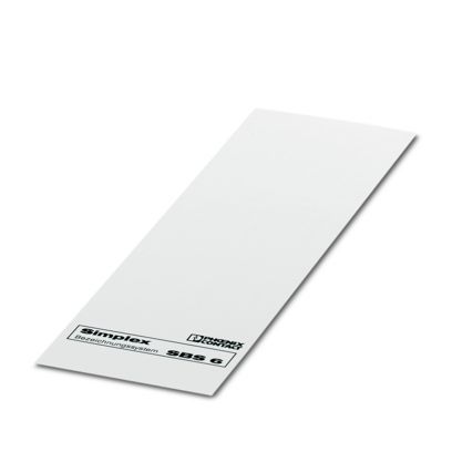 Klemmenmarkierung ws RM=6mm unbedr