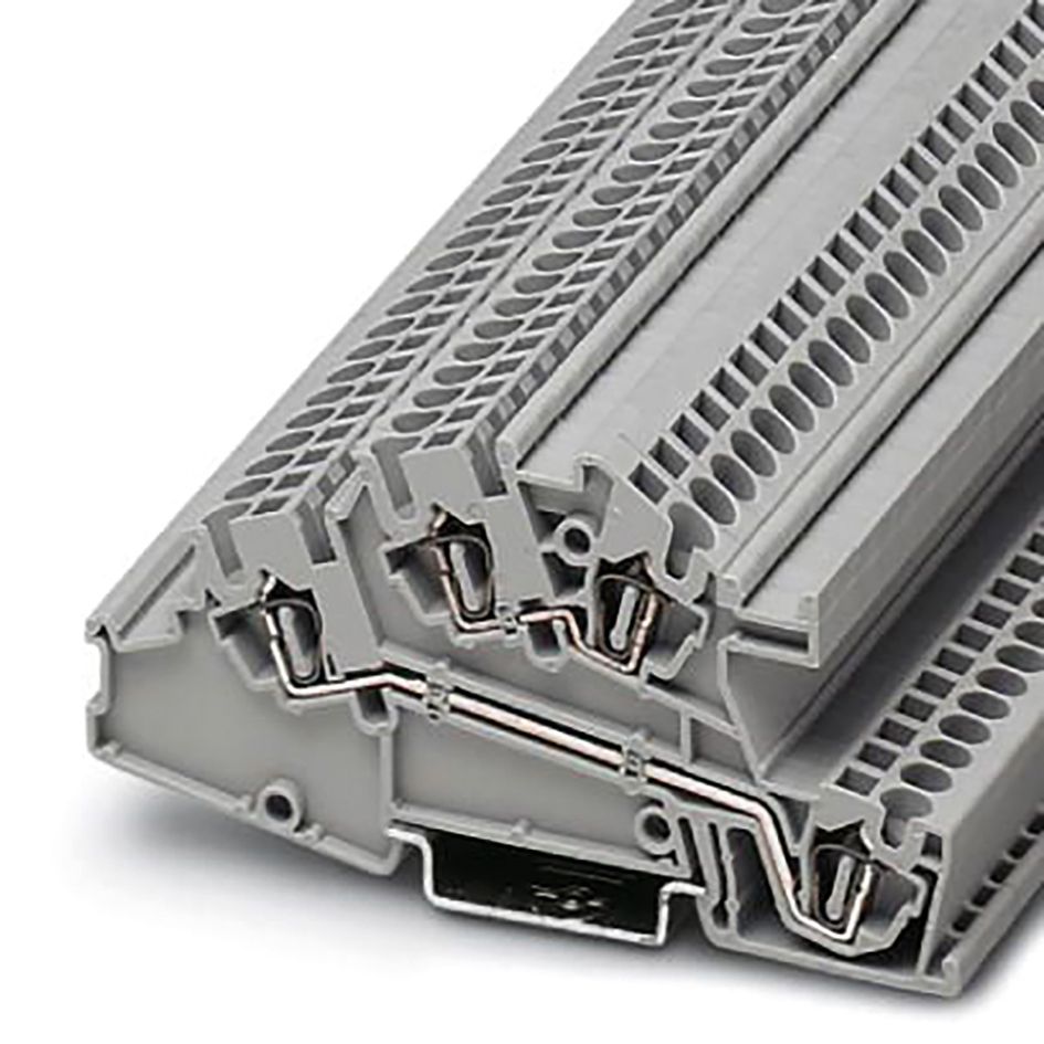 Installationsklemme 24A 0,08-4qmm 3pot gr mit N-Trennschlitten APL_erf. schräg