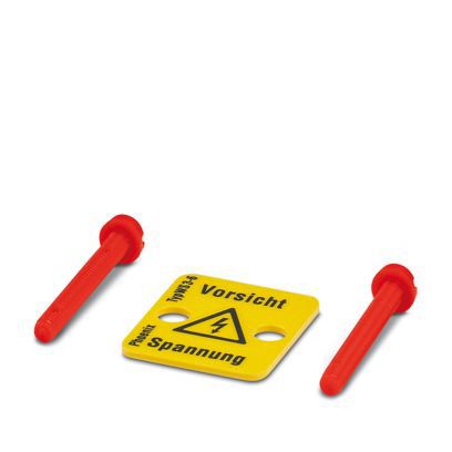 Klemmenmarkierung ge RM=6mm horiz Blitzpfeil/Attention/Danger