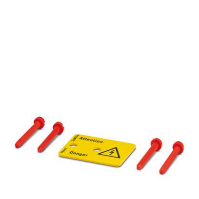 Klemmenmarkierung ge RM=6mm horiz Blitzpfeil/Attention/Danger