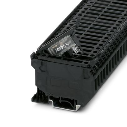 Sicherungs-Reihenklemme 0,2-4qmm Glimm G-Sich_5x20mm schwenkb 500VAC/DC 6,3A