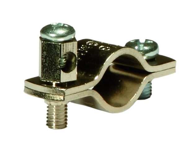 Erdungsrohrschelle Cu 8-10mm vernick 1f 2,5-16qmm