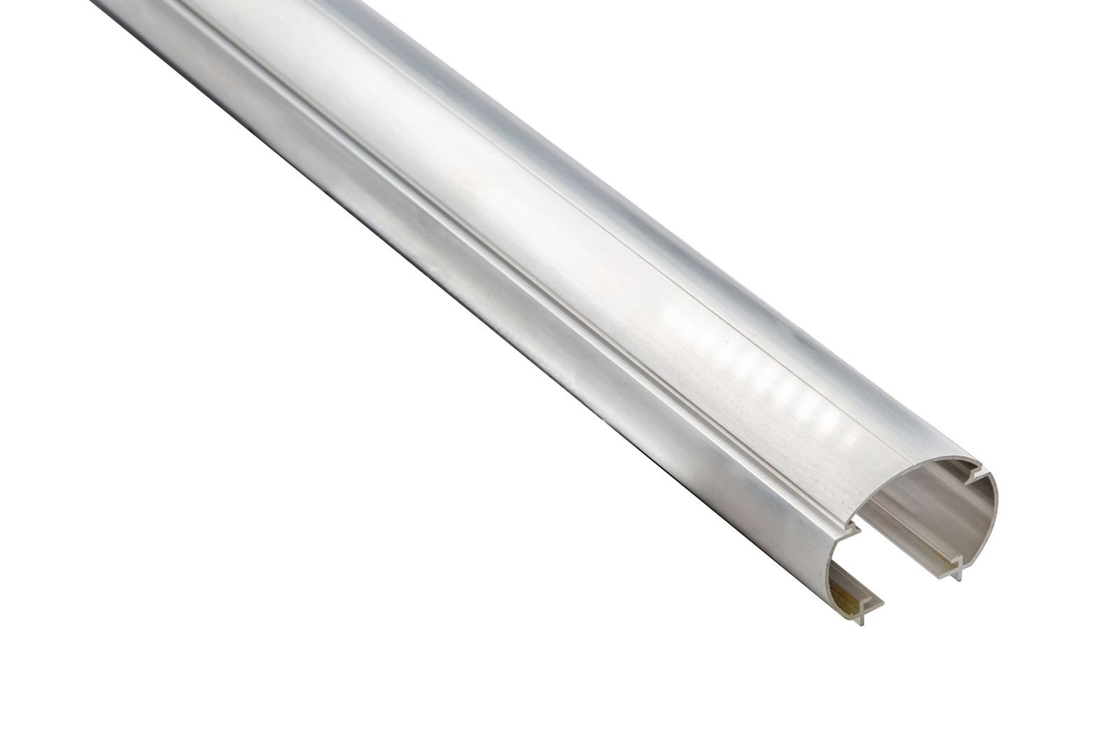 Tragschiene Lichtband 1-l IP20 alu m.Kabelrin 1-längig Mit Kabelrinne