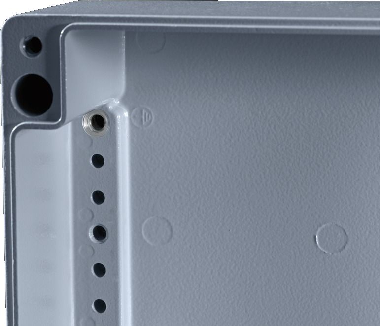 Leergehäuse Alu IP66 B122xH120xT80mm geschl