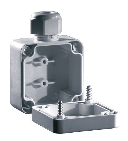 Abzweigdose IP66 94x94x81mm gr Kst Wand/Decke
