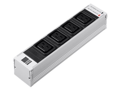 Steckdosenleiste alu PSM 90° IP00 1,5qmm