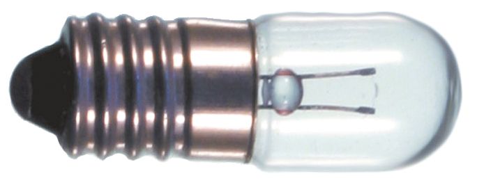 Kleinlampe 2W E10 24V Röhre Ø10x28mm farblos einseitig gesockelt