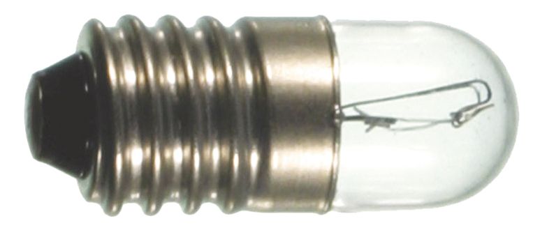 Kleinlampe 2W E10 24V Röhre Ø9x23mm farblos einseitig gesockelt