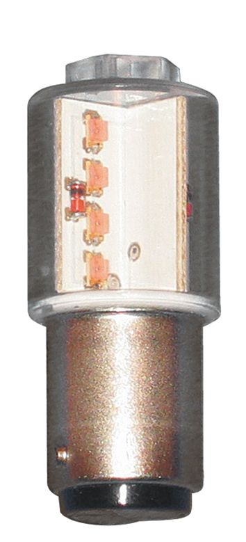 Kleinlampe 0,7W BA15d 24-28V ws Röhre einseitig gesockelt Ø18,5x45mm