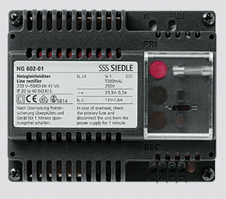 Lade-Netzteil Türstat 23, AC syst.unabh IP20 Außenstation 23,3V