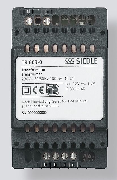 Lade-Netzteil 12V AC syst.unabh IP20