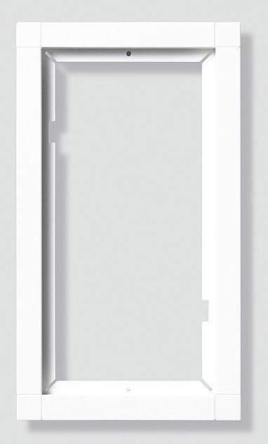 Rahmen-Türstation 2f UP ws Alu 231x131x15mm