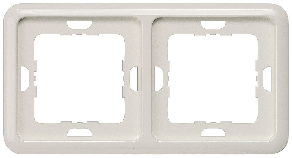 Rahmen 2f si glz DELTAprofil Kst Unterputzmontage Thermopl