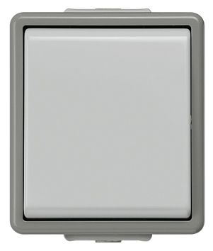 Wippschalter gr glz DELTAfläche AP IP44 1f