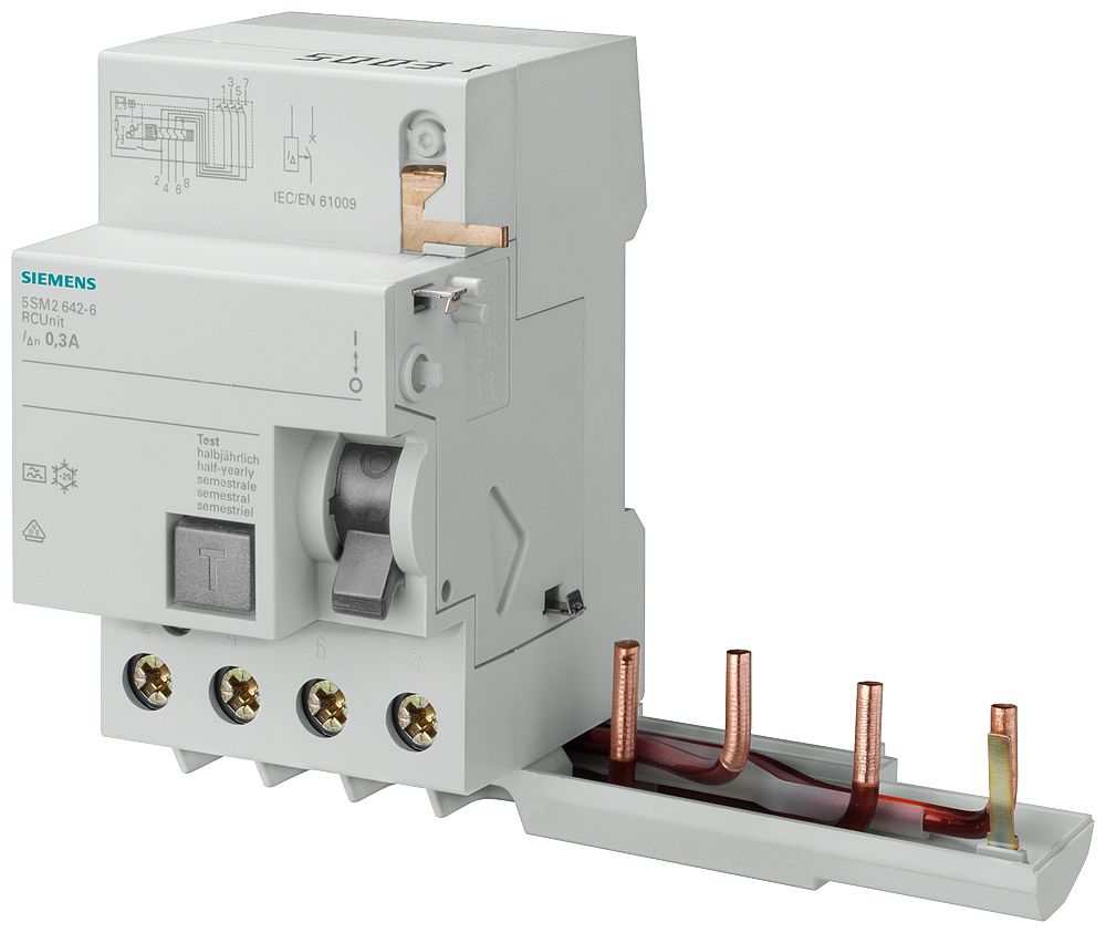 FI-Schutzschalter A 4p 440V 63A 0,3A sel 4TE Selektiver-Typ REG 10kA 5kA/stoß