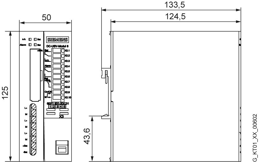 USV REG Offline 360VA 22-29V 50x125x125mm