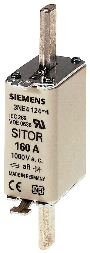 NH-Sicherungseinsatz 32A NH000 1000VAC gR Kombik