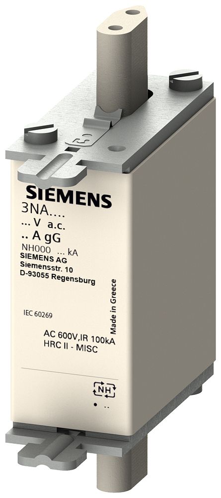 NH-Sicherungseinsatz 10A NH000 690VAC gG Stirnk